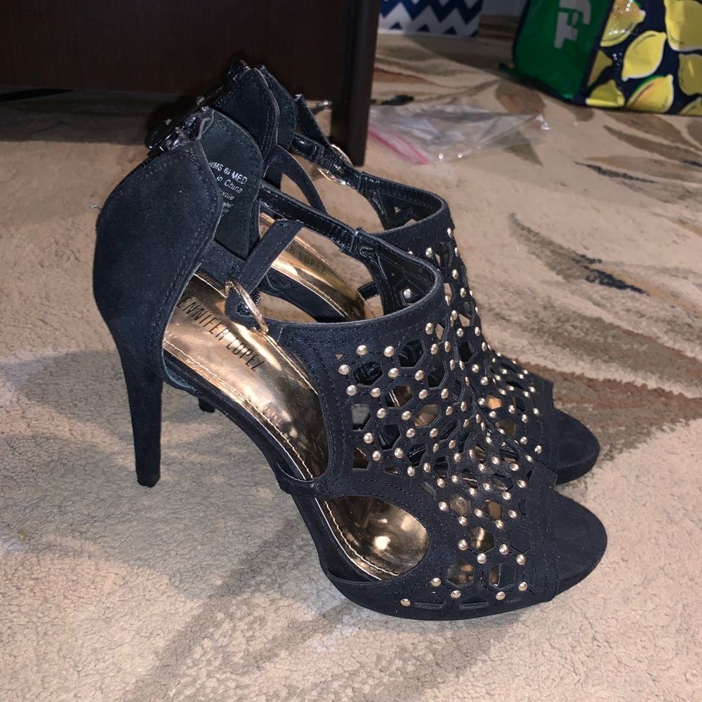 Jessica Lopez Cable Lace heels size 6.5